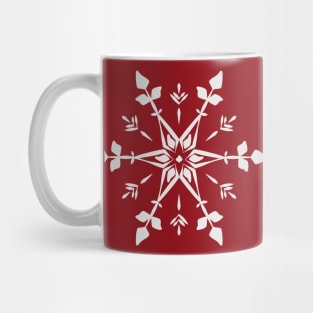 Merry Christmas snowflake Mug